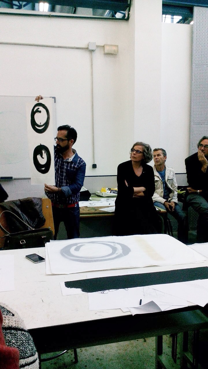 Workshop junto a Barbara Eichhorn entorno a la creatividad. ©antonio navarro 